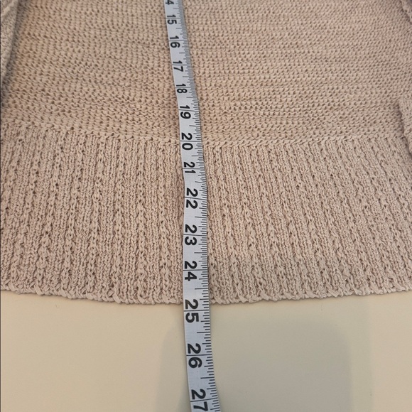 Coldwater Creek size L Women's Cream Cardigan Sweater excellent condition - Picture 3 of 5